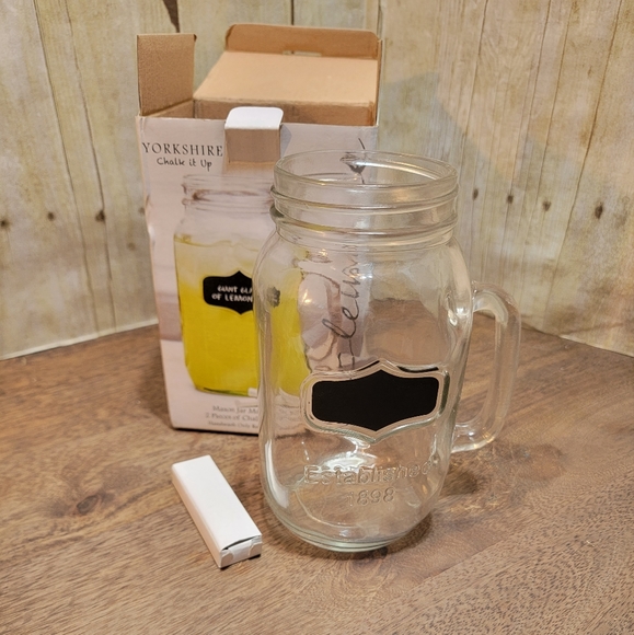 yorkshire Dining Yorkshire Chalk It Up Mason Jar Poshmark
